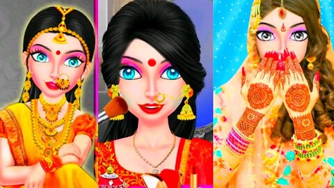 Indian royal wedding girl game-indian wedding game//girl games//makeup dressup game @TLPLAYZYT