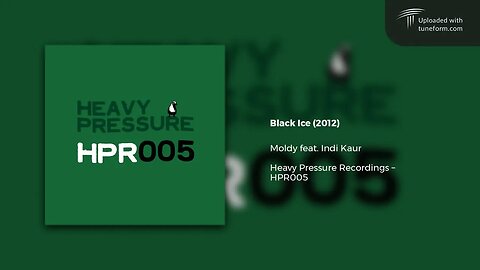 Moldy feat. Indi Kaur - Black Ice (Heavy Pressure Recordings | HPR005) [Deep Dubstep]