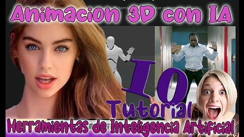 🆕 ANIMACIÓN 3D con INTELIGENCIA ARTIFICIAL ✅ PLASK MOTION AI MOCAP✅ Herramientas IA ✅ Tutorial 10