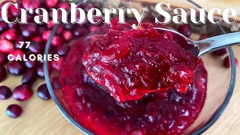 Thanksgiving Cranberry Sauce Recipe for Turkey #shorts