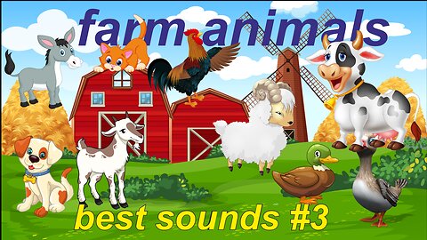 Animal Names and Sounds for Kids in English - Learn Animal Names and Sounds