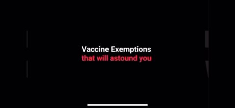 Who are exempt from taking the Covid19 vaccine?
