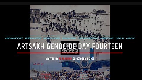 Artsakh Genocide Day Fourteen