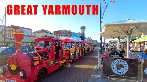 🇬🇧 England Beach Walk | GREAT YARMOUTH Seafront & Beach - August 2023