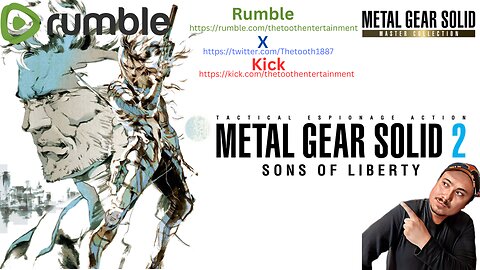 METAL GEAR SOLID 2 SONS OF LIBERTY LIVESTREAM LETS GET ME TO 200 FOLLOWERS #RUMBLETAKEOVER!