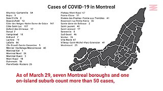 A New List Of COVID-19 Cases By Montreal Borough Shows The Scope Of The Outbreak