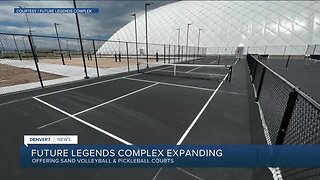 Future Legends Complex opening pickleball & sand volleyball courts