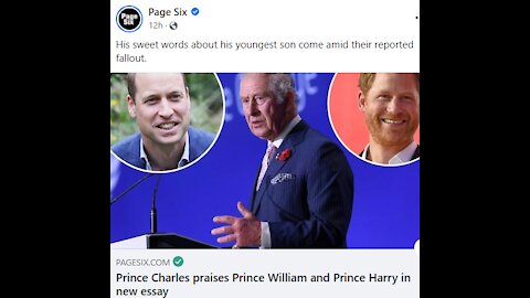 PRINCE CHARLES PRAISES WILL & HARRY ENVIRONMENTAL LEADERSHIP-BUT ALL REFUSE TO LEAD