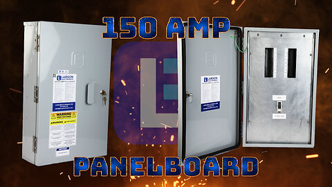 150A Power Panelboard, 3PH Main Breaker Panel, 18 Circuit, 480Y/277 (18) Breaker Slots