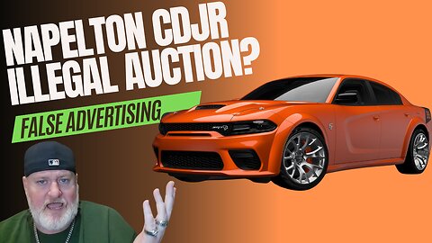 How Dumb Can They Be? Napelton CDJR Arlington Heights IL, Illegal Auction Of Dodge King Daytona 🤣