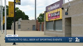 Towson University to begin selling beer during sporting events
