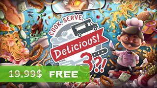 Cook, Serve, Delicious 3! - Free for Lifetime (Ends 18-08-2022) Epicgames Giveaway