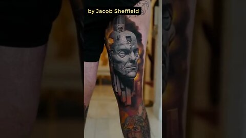 Stunning work by Jacob Sheffield #shorts #tattoos #inked #youtubeshorts