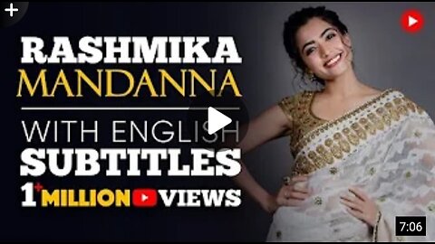 ENGLISH SPEECH ll RASHMIKA MANDANNA