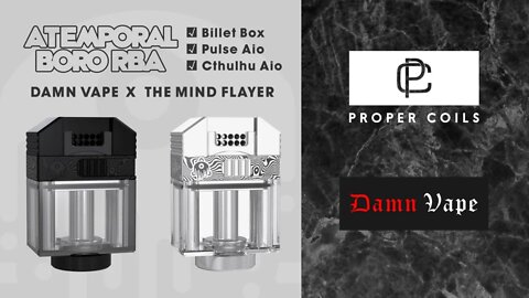 Atemporal Boro RBA | Damnvape x The Mind Flayer | A Device Using Mesh That is Actually Good