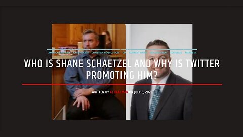 Who Is Shane Schaetzel and Why Is Twitter Promoting Him?