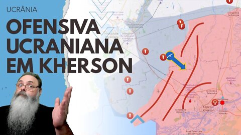 Após NOITE regada a HIMARS, OFENSIVA UCRANIANA fura a PRIMEIRA LINHA de DEFESA RUSSA em KHERSON