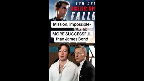 Why Mission Impossible is MORE SUCCESSFUL than James Bond #shorts