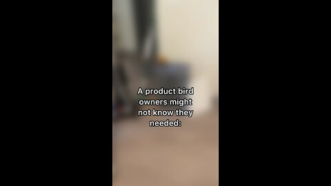 A must-have product for bird owners!