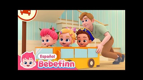 Las Ruedas del Bus🚌 Dan Vueltas | Canciones Infantiles | Bebefinn en español