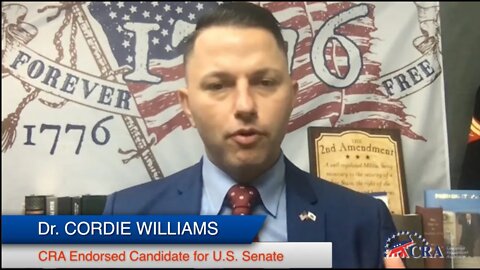 Dr. Cordie Williams Talks About His Passion to Take Back America, California and the U.S. Senate