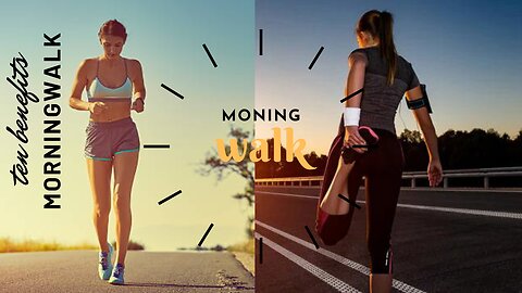 Ten benefits of morning walk #daily #walk #morning #yoga #exercise #fun #running #workout