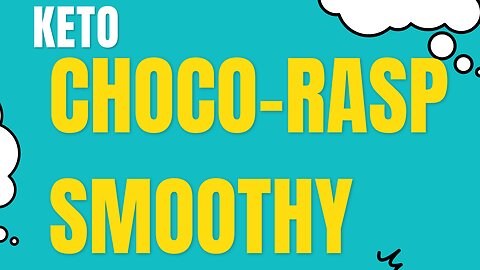 Keto-fy Your Day with our Delicious Chocolate Chip Raspberry Smoothie Recipe!