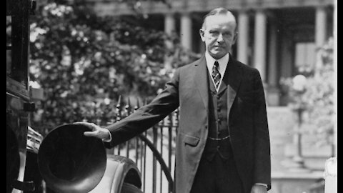 President Calvin Coolidge speech on government, taxation, and how taxation is theft