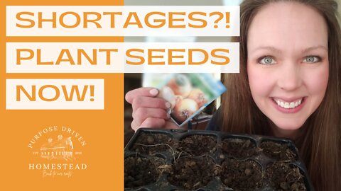 🌱 Start Seeds Indoors NOW to Avoid Food Shortages 🌱