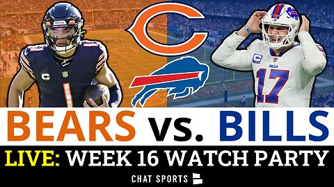 LIVE: Chicago Bears vs. Buffalo Bills Watch Party | NFL Week 16