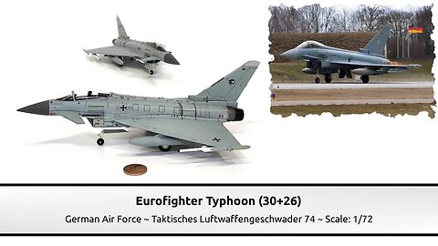 German Air Force Eurofighter Typhoon (30+26) - from Taktisches Luftwaffengeschwader 74