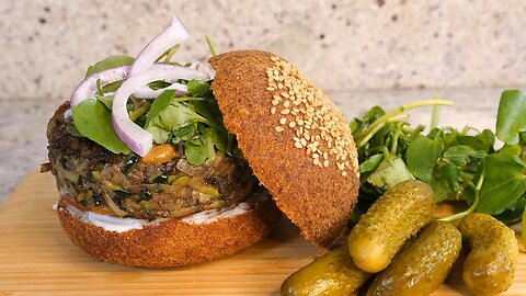 The best vegan keto zucchini burger