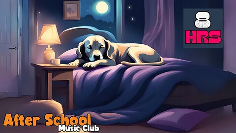 8 hours of DOG SLEEP MUSIC Black Screen [Including sounds for Dogs] Anti separation anxiety