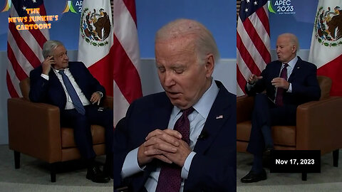 Nothing is new, nothing is better: Biden says inappropriate comment about his wife, reads pre-written cards, stares blankly at the press while they being kicked out.
