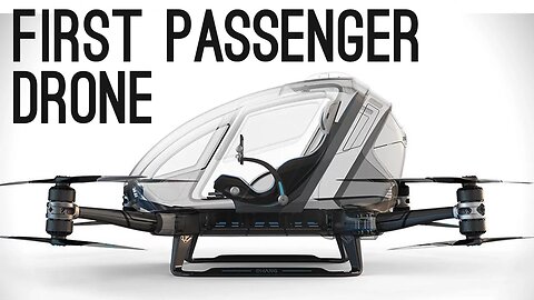 World's First Passenger Drone (Ehang 184) | ColdFusion