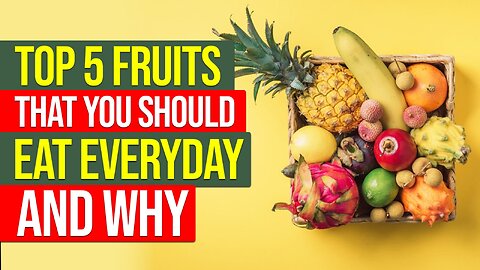 🍎🍊🍌🍇🍓 TOP 5 FRUITS FOR DAILY NUTRITION BOOST! #HealthyEating #NutritionTips #FruitBenefits #Fruits