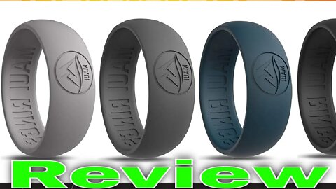 👍MAUI RINGS Men’s Silicone Wedding Rings Breathable Comfortable Attractive Rubber Band 👍