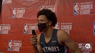 Cunningham reacts to extra attention during NBA Summer League