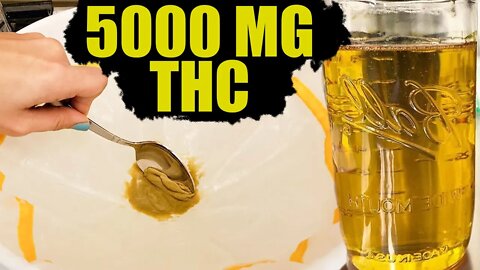 5000 MG THC BUBBLE HASH OIL