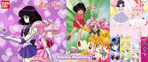 [Bishoujo Senshi Sailor Moon S] ChibiUsa X Hotaru AMV - Pastel Memory [Reupload]