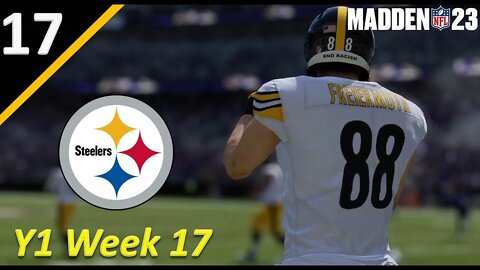 Trying to Play Spoiler Once Again l Madden 23 Pittsburgh Steelers Franchise Ep. 17