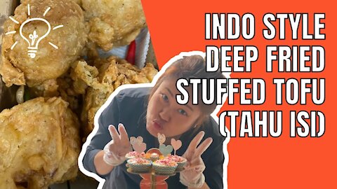Nibbling Indo Style Deep Fried Stuffed Tofu (Tahu Isi). Nibbling Ideas & Inspiration. #shorts