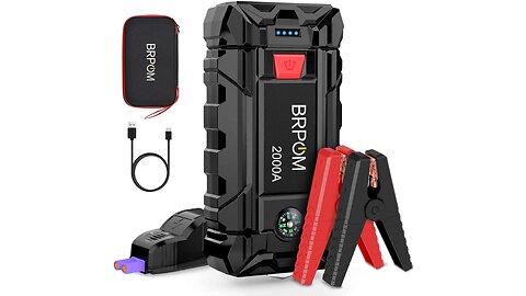 BRPOM Car Jump Starter Review: Power and Confidence in the Palm of Your Hand