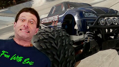 CLICKBAIT! Traxxas Stampede 4x4 VXL DESTROYS Bunny Slopes!