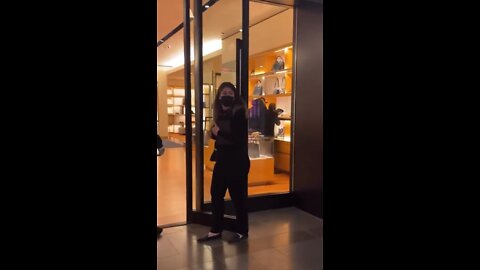 Black Teen in NY robs Louis Vuitton store