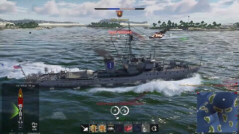 War Thunder - Thunder Squadron realistic naval battle for the win