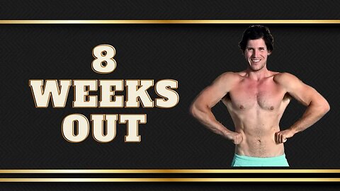 8 weeks out!! Natural Men's Physique built by Fasting!