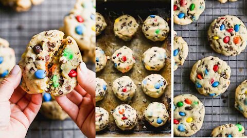 Soft and chewy M&M Cookies are Our Favorite M&M Cookies