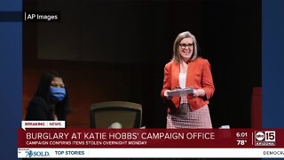 Police investigating burglary at Katie Hobb's campaign office