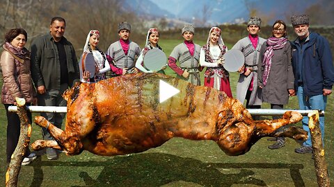 🍽️🐑 Cooking Huge Lamb and 3 Traditional Dishes for Novruz Celebrations with Guest